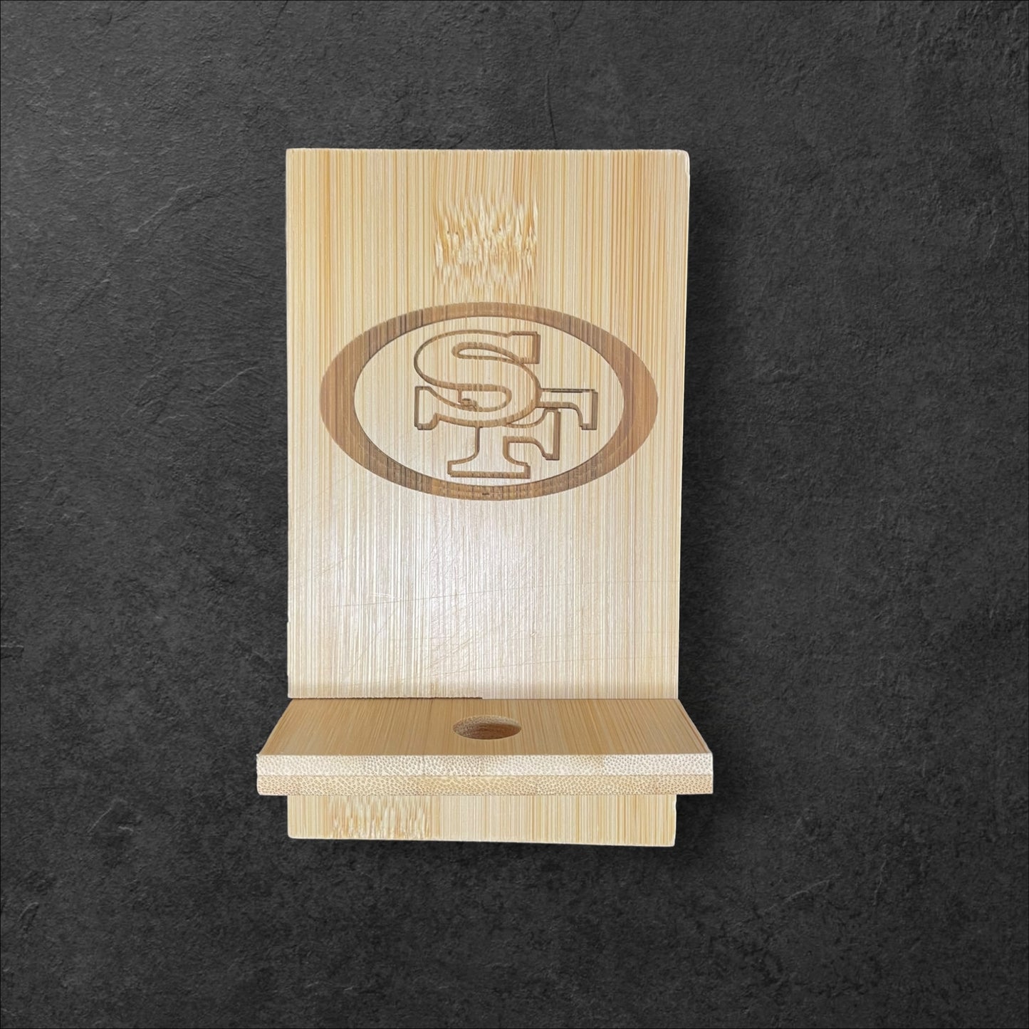 Bamboo Phone Stand - 49ers